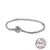 Pulseira Coração Coroa em Prata Esterlina S925 - Innova store