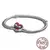 Pulseira Coração Coroa em Prata Esterlina S925 - Innova store