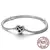 Pulseira Coração Coroa em Prata Esterlina S925