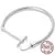 Imagem do Pulseira Coração Coroa em Prata Esterlina S925