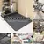 Super absorvente antiderrapante prato de café grande cozinha absorvente drenage
