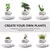 Levitando ar bonsai pote de flores plantadores suspensão magnética vaso flutua - Dommi