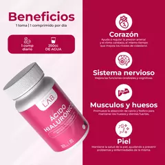 Acido Hialurónico | 30 Comprimidos | Con Vitamina A y E y Colágeno Hidrolizado en internet