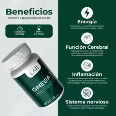 Omega 3 | 60 Cápsulas Blandas | Con Omega 3, 6, 9 y Vitamina E - VitaPlus Market