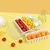 Imagem do Bandeja Organizadora Multiuso com Tampa – 4 Divisórias para Snacks, Frutas e Legumes