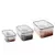 Conjunto de recipientes de alimentos - AgiliShop
