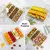 Bandeja Organizadora Multiuso com Tampa – 4 Divisórias para Snacks, Frutas e Legumes na internet