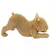 Escultura Decorativa de Bulldog Francês em Resina com Strass Dourado 18,8x9cm na internet