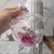 Potiche/ Bomboniere Decorativa em Vidro Transparente com Desenhos em Alto Relevo - 18,5x13,5cm na internet