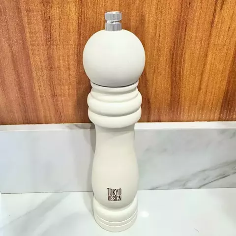 Moedor Branco de Pimenta e Outros Temperos - 20,3 cm