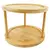 Organizador Multiuso Giratório de Bambu com 2 Andares - 25x18,5 cm