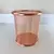 Porta-Treco Aramado Redondo em Metal Rosé Gold – 10x9 cm - comprar online