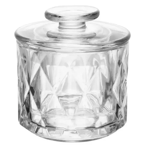 Manteigueira Francesa de Vidro Diamond da Lyor - 9,5x9cm