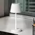 Luminária de Mesa de LED com 3 Tons de Luz Touch em Plástico Branco da Lyor com Cabo USB - 26x10,5cm
