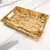 Cesto Retangular com Alça em Fibra Natural - 32x23cm
