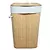 Cesto Organizador Multiuso Dobrável em Bambu com Tampa - 57x35cm