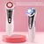 Ems massageador facial terapia de luz dispositivo led sonic íon vibração pele - loja online