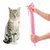 Saco de banho anti-riscos para gatos, malha ajustável, sacos de lavagem para li - Compreza