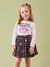 CONJUNTO BLUSA COM SAIA CORACOES MOMI - comprar online