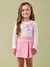 CONJUNTO BLUSA LAÇO COM SHORT SAIA PREGAS MOMI - comprar online