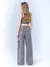TOP JEANS BLACK COM BOTOES I AM AUTHORIA - Pé de Amora
