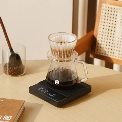 Imagem do Balança Digital Café Timemore Basic Mirror 2 Preta Timer
