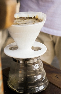 Waals Suporte Porta Filtro Coador Cônico Café Tipo V60 02 - Mandarina