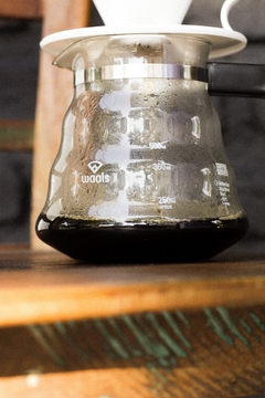 Waals Decanter Jarra Colmeia de Vidro para Café 600ml - comprar online