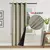 1 peça 2 peças cortinas blackout 100% para sala de estar forro com isolamento - Virtual Store