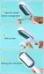 Pente limpo para remoção de pelos de cães e gatos, com toalhetes, escova atua