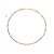 Colar Dourado Chocker Riviera Pedras Coloridas