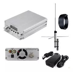 Transmissor FM 15W CZE ST-15B – Kit Completo com Antena Externa - FM IMPORTS