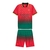 Kit infantil AC Milan Edição especial 25/26 - Puma - Vermelho com detalhes em verde