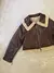 Gamulan Reversible Marron/Corderito Beige - comprar online