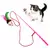 Juguete Gato Cañita Varita Cascabel Raton Plumas Extensible - Jalomi Shop