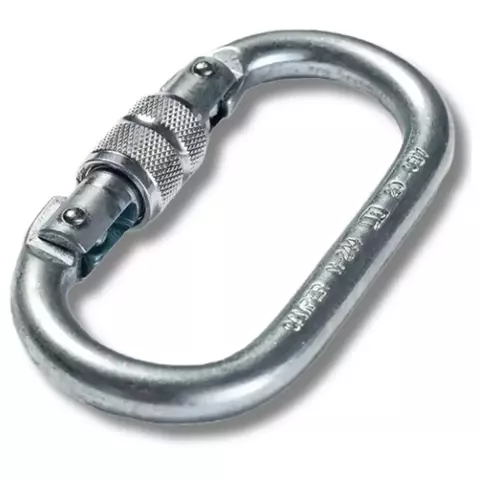 Mosquetao Trava Roscada Cg670 Carbografite
