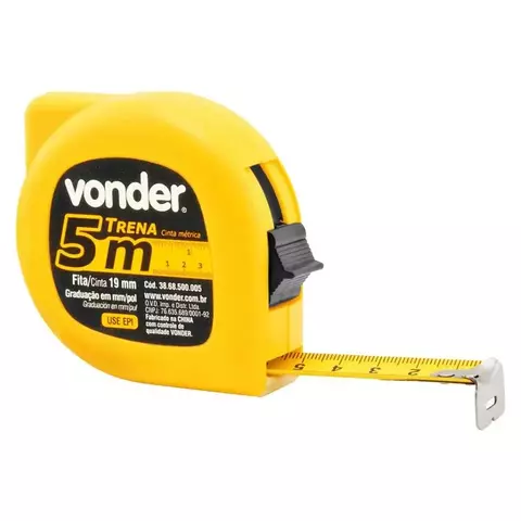Trena Aco 5M X 19Mm Vonder