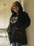 Campera Parka Gabardina Karen con piel NEGRA - comprar online