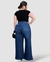Jean wide Leg Carol Azul con costura - comprar online