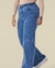 Jean Wide Leg Carol Celeste Nevado - comprar online