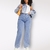 Jean Wide Leg Carol Celeste Nevado - comprar online