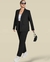 Blazer Luxor Crep Negro - tienda online