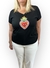 Remera Corazon divino Negro - tienda online