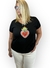 Remera Corazon divino Negro - THEWINS