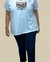 Imagen de Remera Búho místico Celeste
