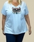 Remera Búho místico Celeste - comprar online