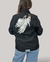 Campera Bengalina Bordada Negro - comprar online