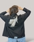 Imagen de Campera Bengalina Bordada Negro