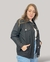 Campera Bengalina Bordada Negro