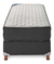 Sommier Y Colchon Piero Foam 100 X 190 Espuma Alta Densidad Color Blanco
